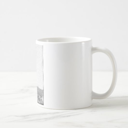 Turm-Zeichnen Paris, Texas Eiffel Kaffeetasse (Rechts)