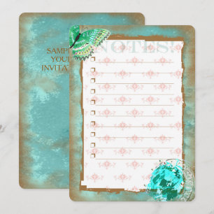 TURMALIN 4 ~ Einladungskarte Einladung