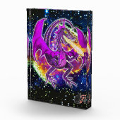 Turmalin Kosmischer Drache Acrylblock Fotoblock (Rechts)