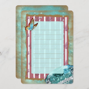 TURMALINE 2 ~ Visitenkarte Einladung