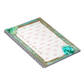 TURMALINE 4 ~ Notebook Notizblock (Rechte Seite)
