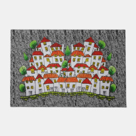 Türmatte (einmalig von Hand gezeichnet)