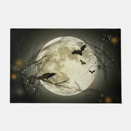 Türmatte Halloween Mond Herbststars (Vorderseite)
