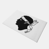 Türmatte mit der Flagge Korsikas (Schrägansicht)