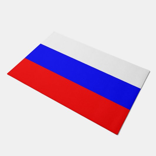 Türmatte mit der Flagge Russlands (Schrägansicht)