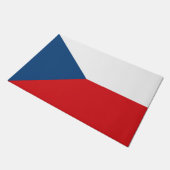 Türmatte mit der Flagge Tschechiens (Schrägansicht)