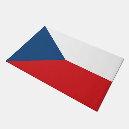 Türmatte mit der Flagge Tschechiens (Schrägansicht)