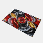 Türmatte mit deutscher Farbgestaltung (Schrägansicht)