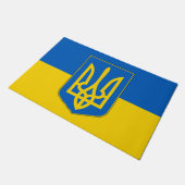 Türmatte mit Flagge der Ukraine (Schrägansicht)