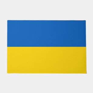 Türmatte mit Flagge der Ukraine