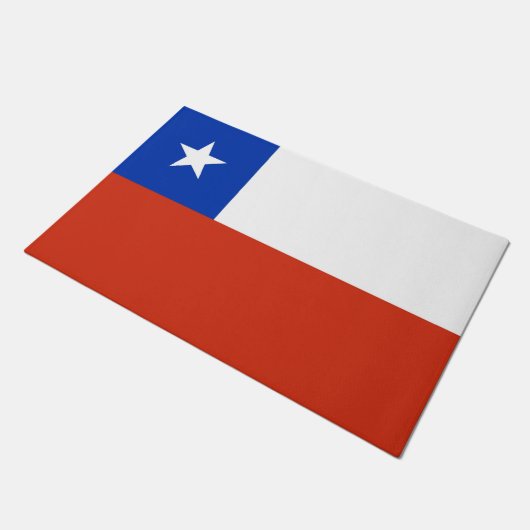 Türmatte mit Flagge des Chilen (Schrägansicht)