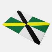 Türmatte mit Flagge in der Stadt Monterey (Schrägansicht)