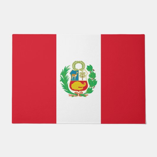 Türmatte mit Flagge Perus (Vorderseite)