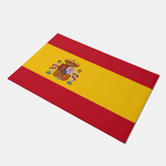 Türmatte mit Flagge Spaniens (Schrägansicht)