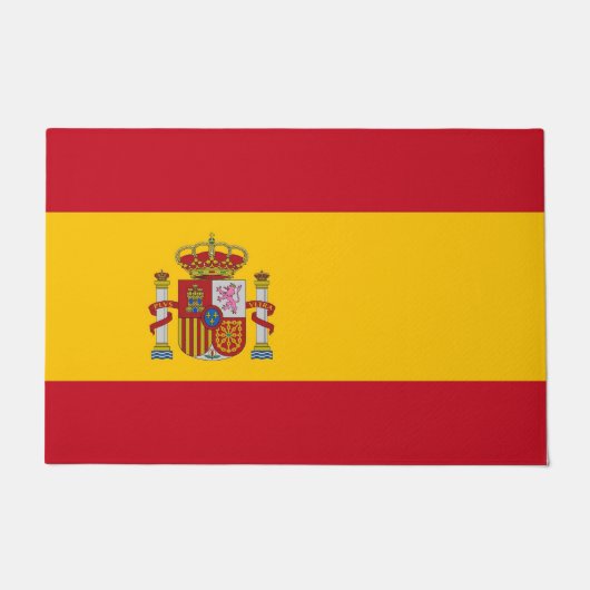 Türmatte mit Flagge Spaniens (Vorderseite)