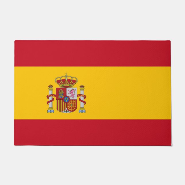 Türmatte mit Flagge Spaniens (Vorderseite)
