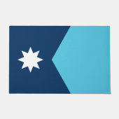 Türmatte mit Flagge von Minnesota, USA (Vorderseite)