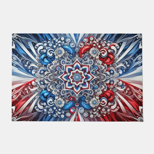 Türmatte mit französischem Farbdesign (Vorderseite)