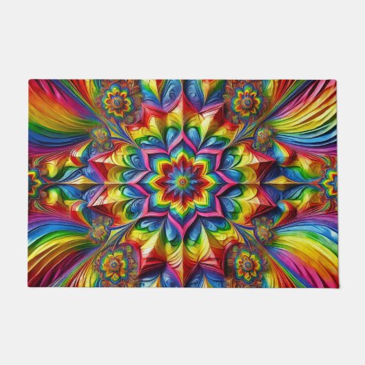 Türmatte mit LGBTQ-Farbdesign (Vorderseite)