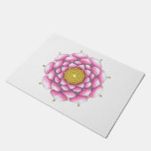 Türmatte mit Mandala Design (Schrägansicht)