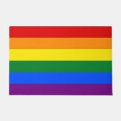 Türmatte mit Rainbow-Pride-Flagge für LGBT (Vorderseite)