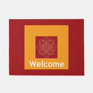 Türmatte mit Rangoli