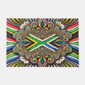 Türmatte mit südafrikanischer Farbgestaltung (Vorderseite)