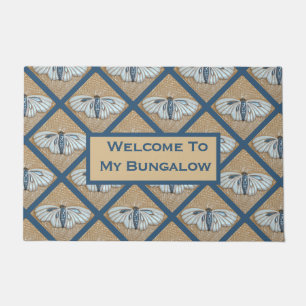 Türmatte mit weißen Moth-Fliesen