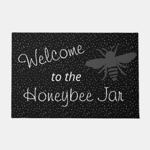 Türmatte - Personalisiertes Honeybee-Glas-Design