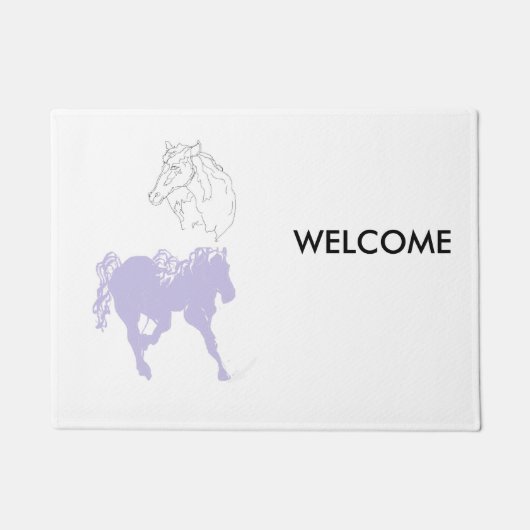 Türmatte / Pferd (Vorderseite)