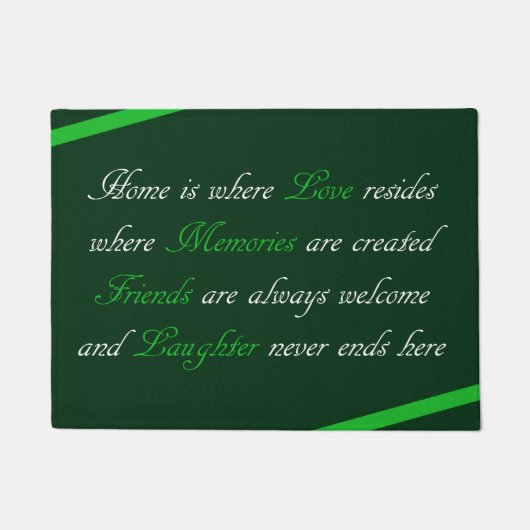 Türmatte - süßes Zuhause (Vorderseite)