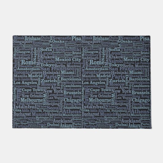 Türmatten der Weltstädte Fußmatte (Vorderseite)