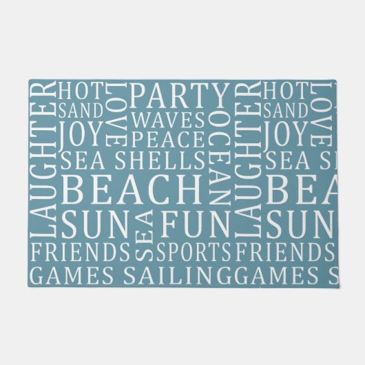 Türmatten für das Custom Color Beach House Fußmatte (Vorderseite)