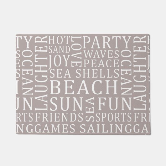 Türmatten für das Custom Color Beach House Fußmatte (Vorderseite)