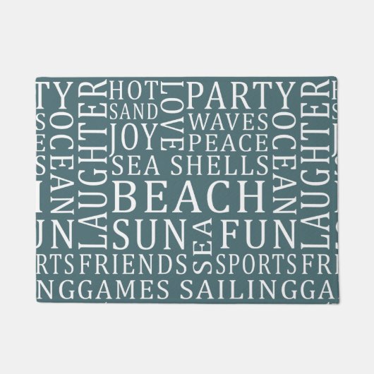 Türmatten für das Custom Color Beach House Fußmatte (Vorderseite)