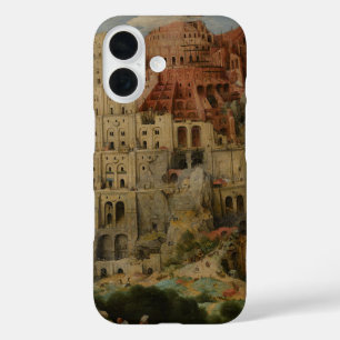 Turmbau zu Babel von Peter Bruegel dem Älteren iPhone 16 Hülle