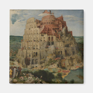 Turmbau zu Babel von Pieter Bruegel dem Älteren Magnet