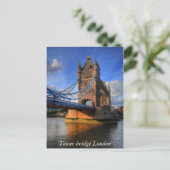 Turmbrücke London Postkarte (Stehend Vorderseite)