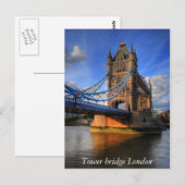 Turmbrücke London Postkarte (Vorne/Hinten)