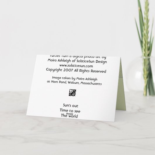 Turmdrehung Karte (Rückseite)