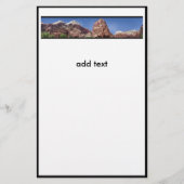 Türme der Jungfrau Panoramaaussicht Briefpapier (Vorderseite)