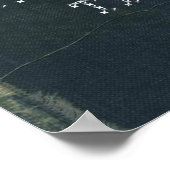 Türme mit Zielen in Denim erfolgreich Poster (Ecke)