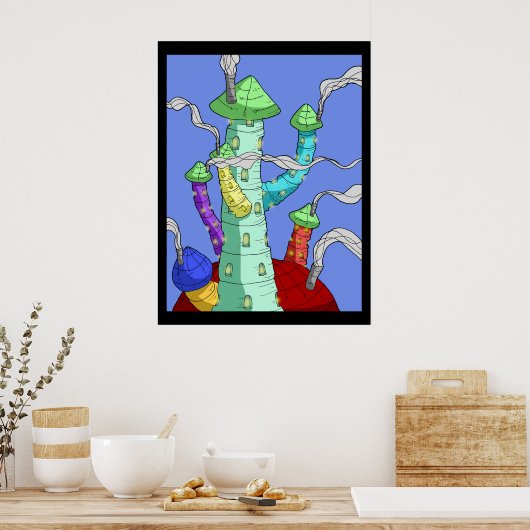 Türme Poster (Küche)