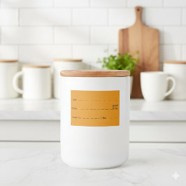 Turmeric Gold Food Labels für Zuhause und Küche Lebensmitteletikett