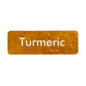 Turmeric Spice Jar Labels (Vorne)