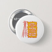 Turmkletterer Industriekletterer Aufkleber Button (Vorne & Hinten)