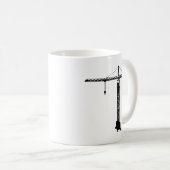 Turmkran grue kaffeetasse (VorderseiteRechts)