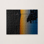 Turmkran-Puzzle, Sonnenaufgang mit Blick auf die I Puzzle (Horizontal)