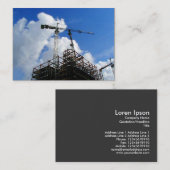 Turmkrane, Mini-Foto Visitenkarte (Vorne/Hinten)