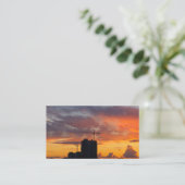 Turmkrankarte Visitenkarte (Stehend Vorderseite)